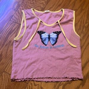 Butterfly Crop Top